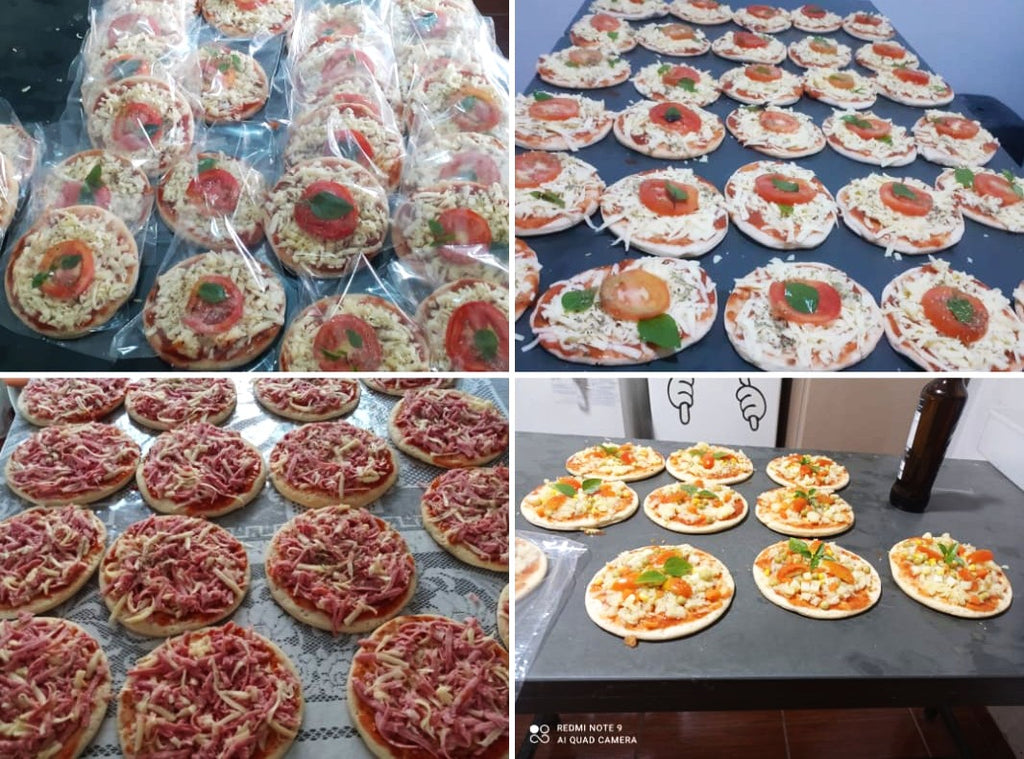 Mini Pizza - Pacote com 5 unidades (Até 5 sabores)